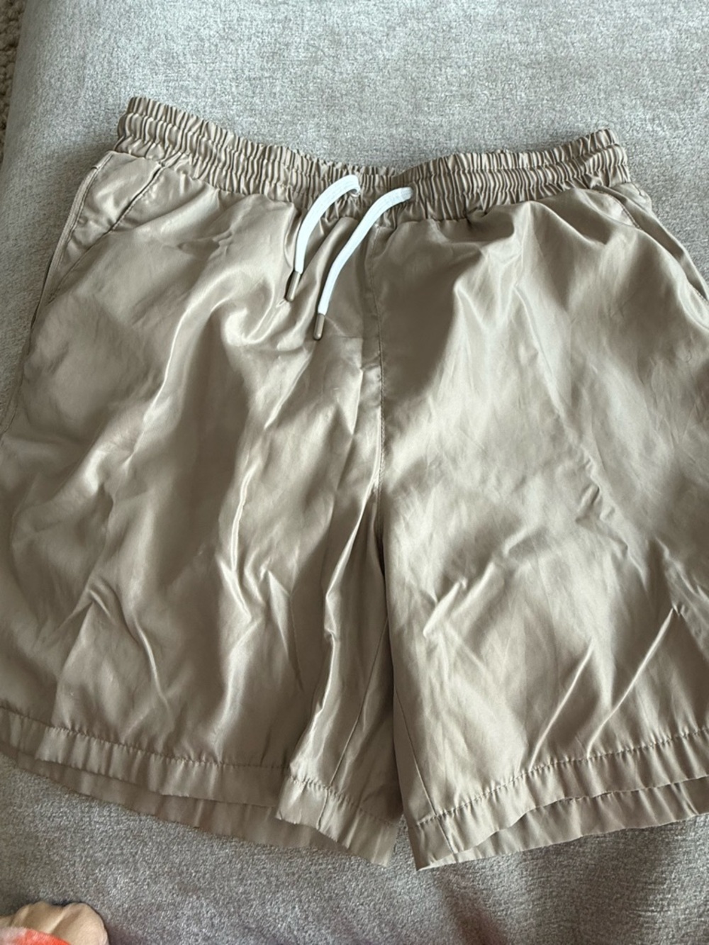 PALACE Maison Article Beige Elastic Waist Shorts